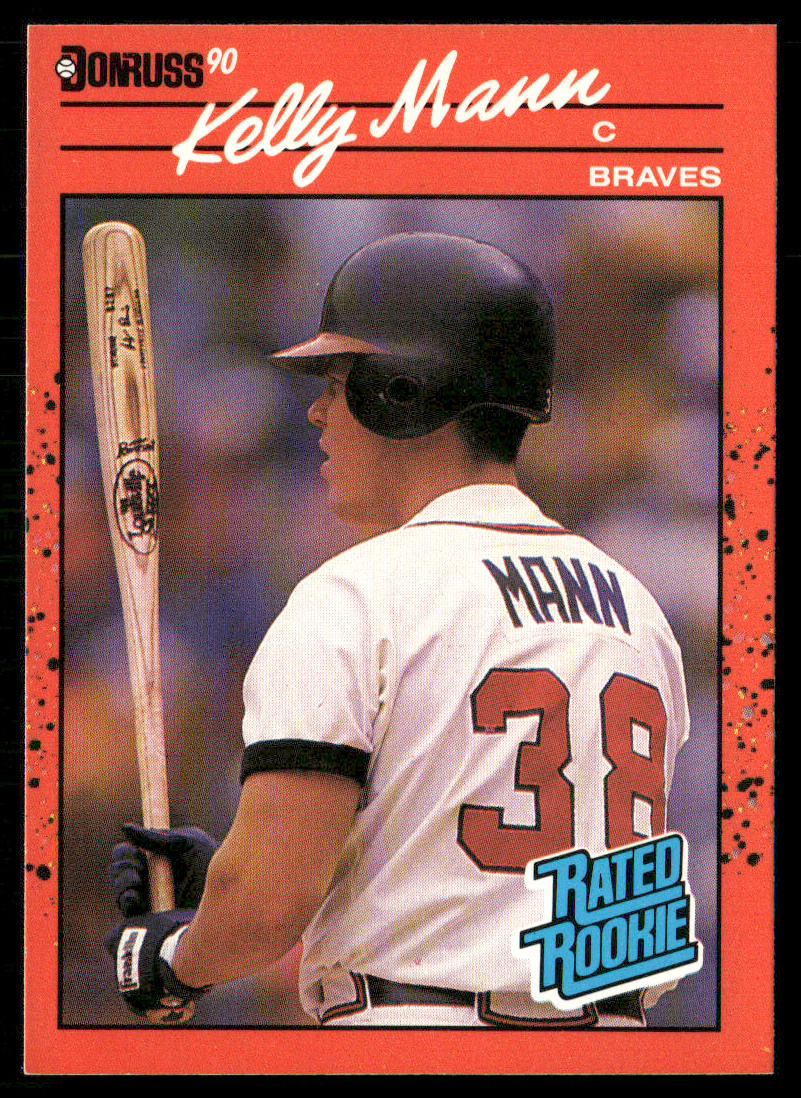 Kelly Mann 1990 Donruss #46 RC Atlanta Braves