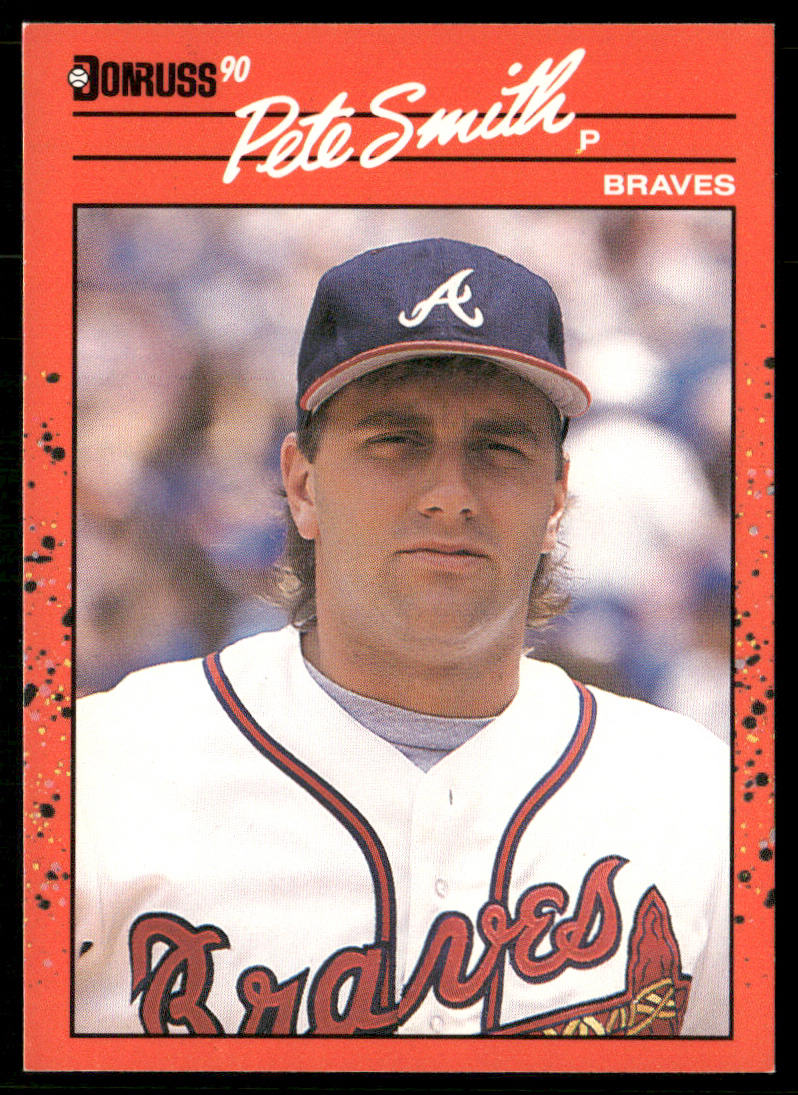 Pete Smith 1990 Donruss #499 Atlanta Braves