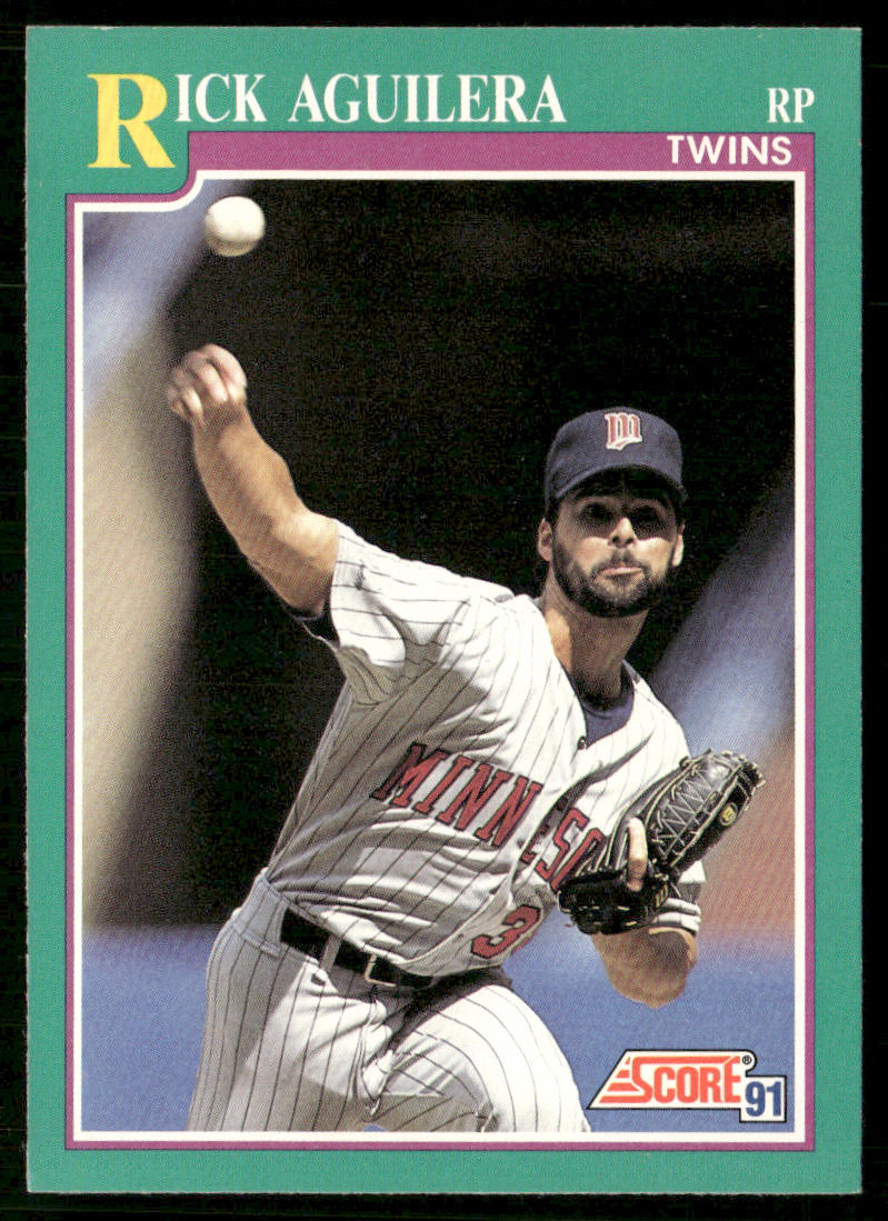 Rick Aguilera 1991 Score #170 Minnesota Twins