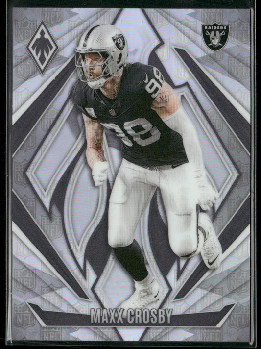 Maxx Crosby 2024 Panini Phoenix NFL Shield #107 SN Las Vegas Raiders