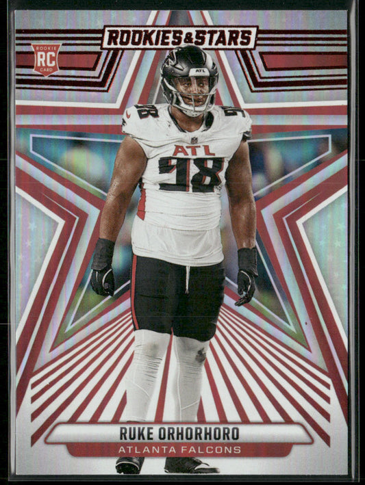 Ruke Orhorhoro 2024 Panini Rookies & Stars #187 RC Atlanta Falcons