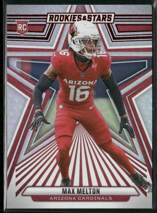 Max Melton 2024 Panini Rookies & Stars #177 RC Arizona Cardinals