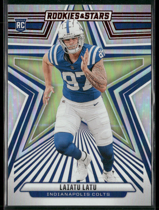 Laiatu Latu 2024 Panini Rookies & Stars #167 RC Indianapolis Colts