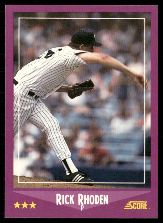 Rick Rhoden 1988 Score #74 New York Yankees