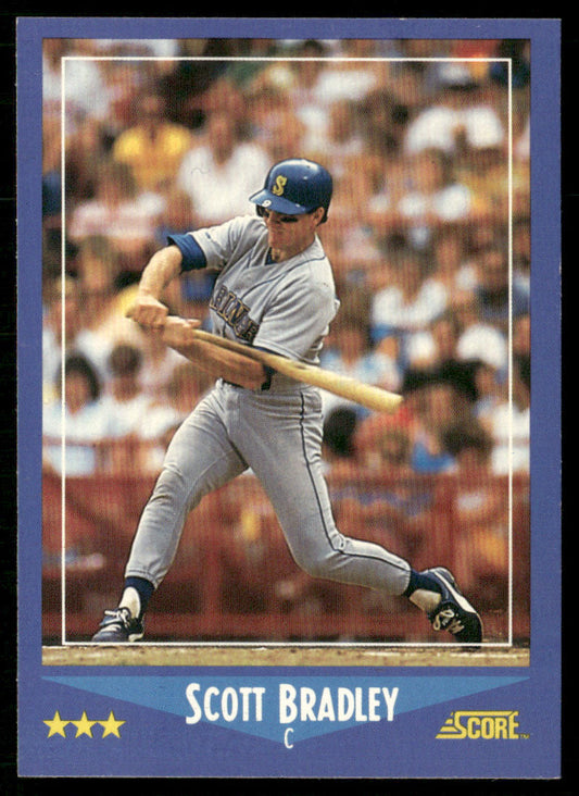 Scott Bradley 1988 Score #151 Seattle Mariners