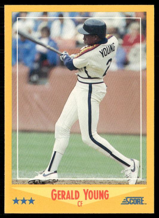 Gerald Young 1988 Score #442 RC Houston Astros