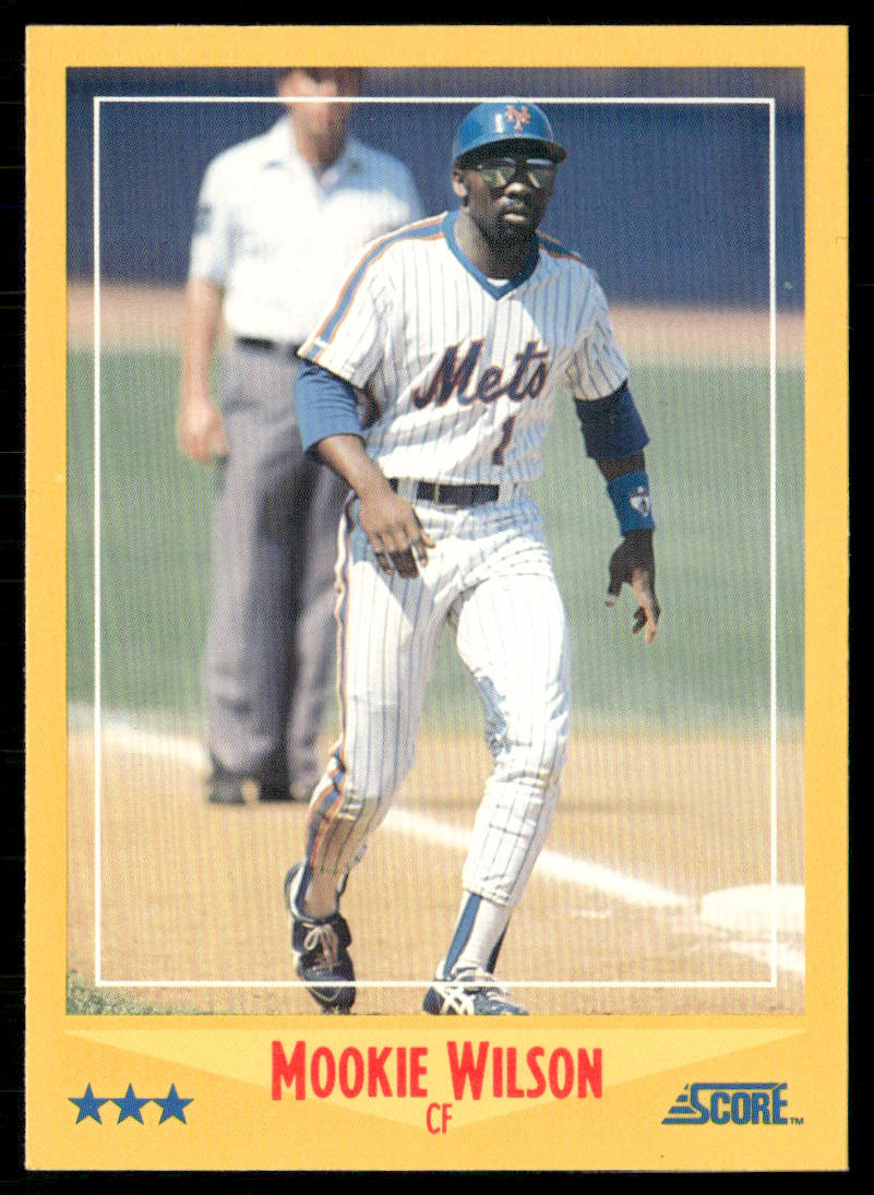 Mookie Wilson 1988 Score #474 New York Mets