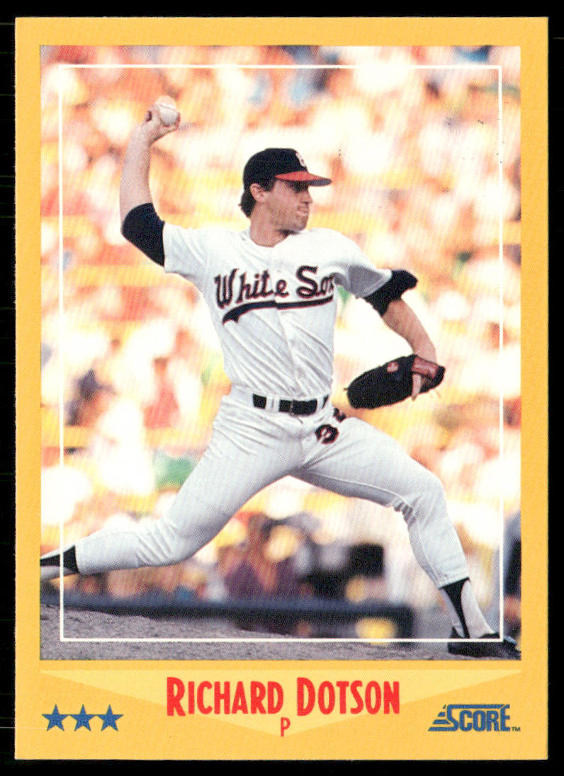 Richard Dotson 1988 Score #480 Chicago White Sox