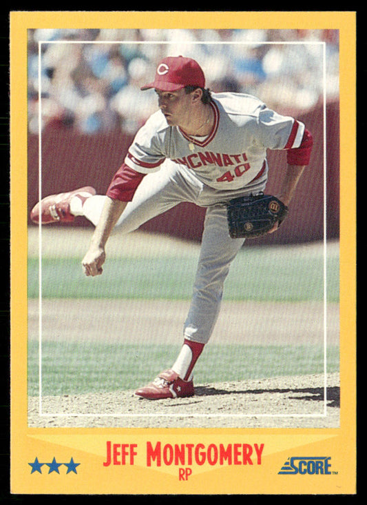 Jeff Montgomery 1988 Score #497 RC Cincinnati Reds
