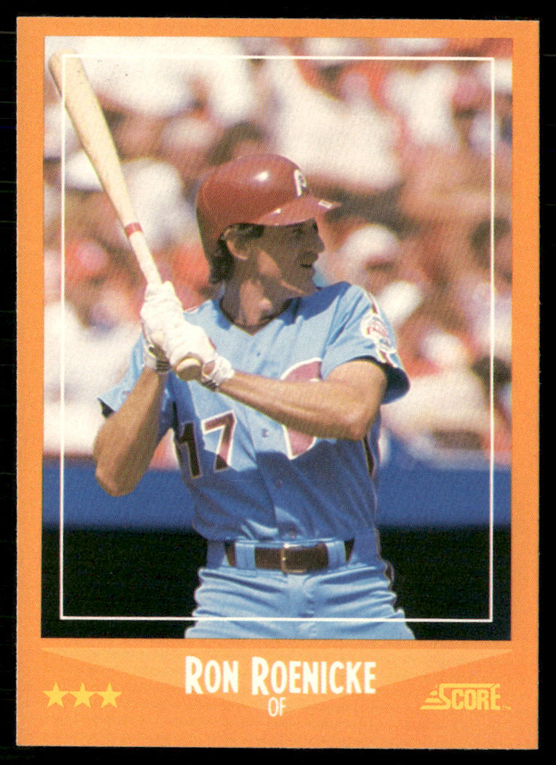 Ron Roenicke 1988 Score #566 Philadelphia Phillies