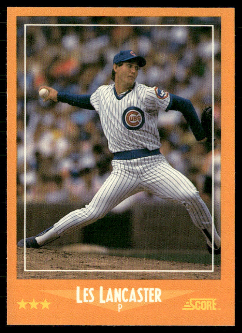 Les Lancaster 1988 Score #602 RC Chicago Cubs