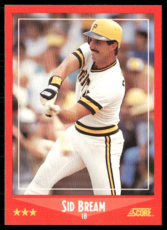 Sid Bream 1988 Score #260 Pittsburgh Pirates