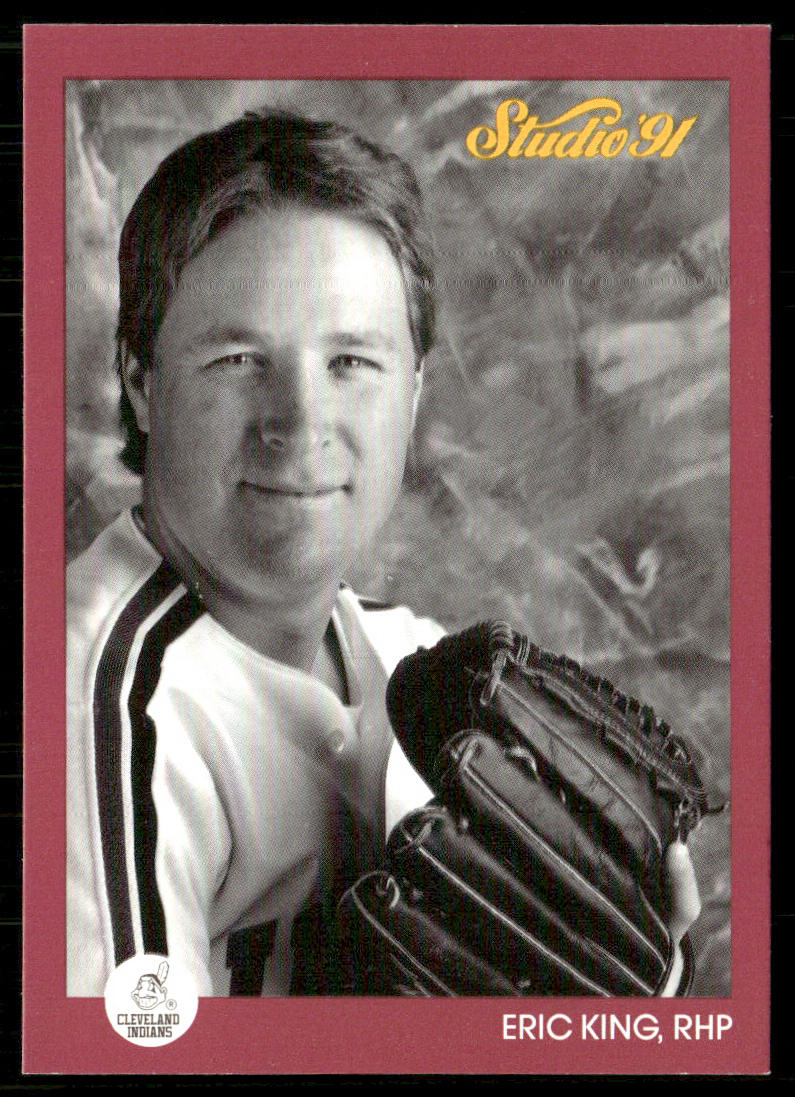 Eric King 1991 Studio #47 Cleveland Indians front