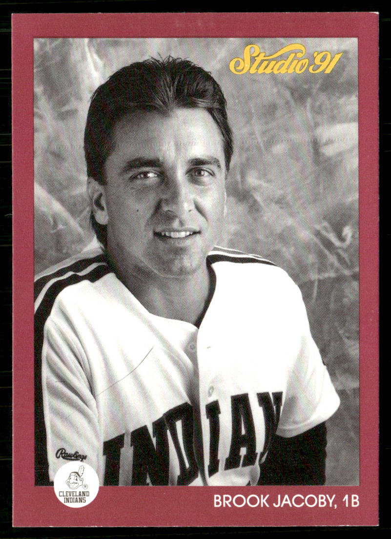 Brook Jacoby 1991 Studio #44 Cleveland Indians front