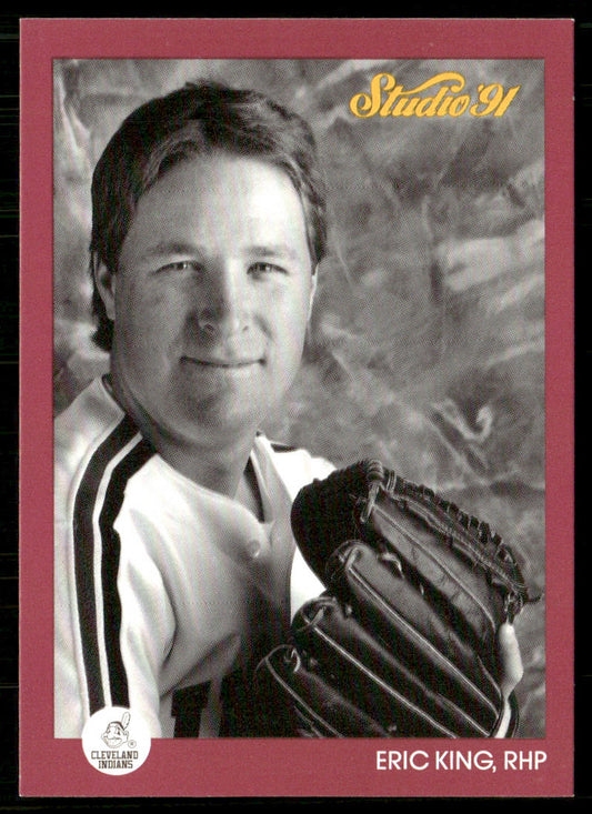 Eric King 1991 Studio #47 Cleveland Indians front