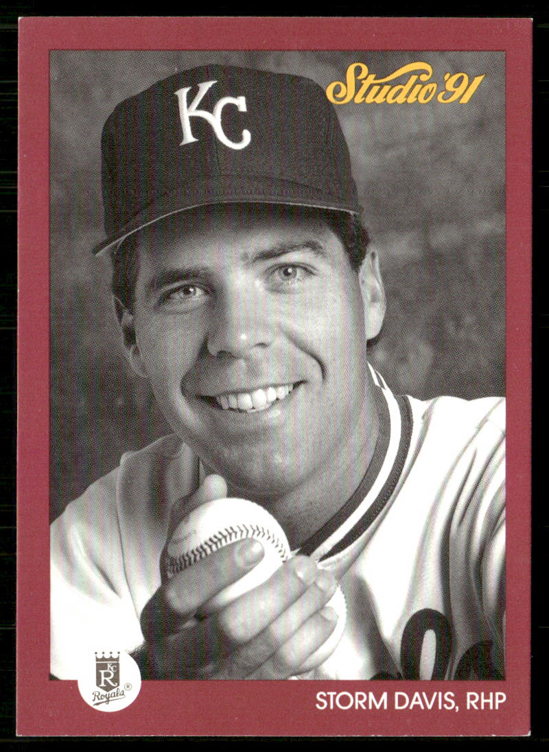 Storm Davis 1991 Studio #65 Kansas City Royals front