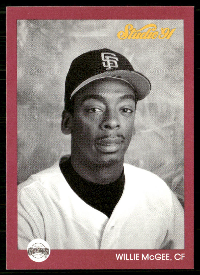 Willie McGee 1991 Studio #256 San Francisco Giants front