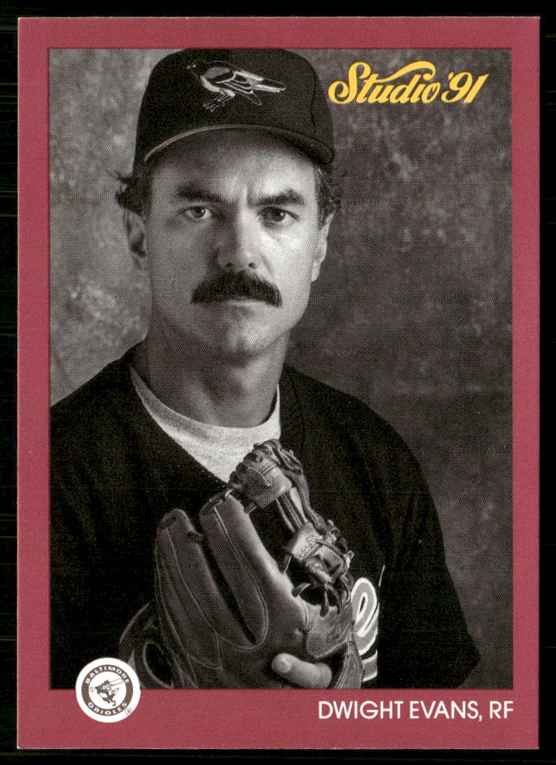 Dwight Evans 1991 Studio #2 Baltimore Orioles front