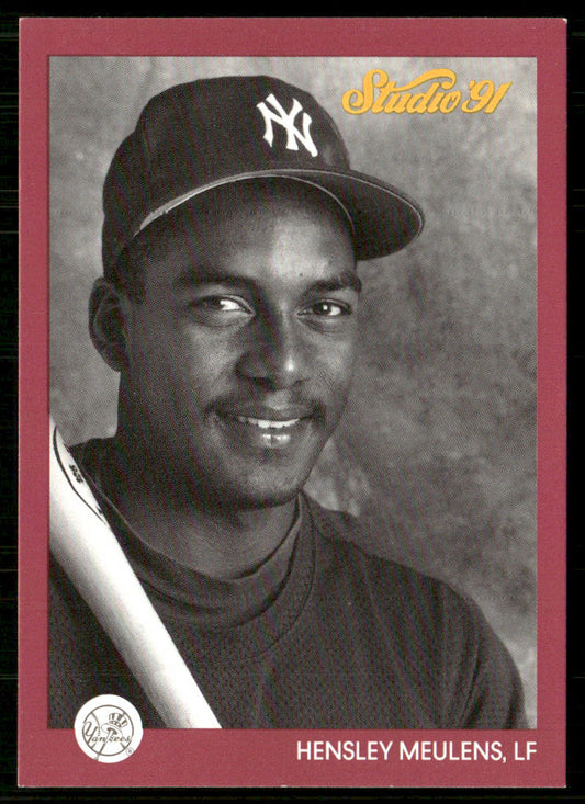 Hensley Meulens 1991 Studio #98 New York Yankees front