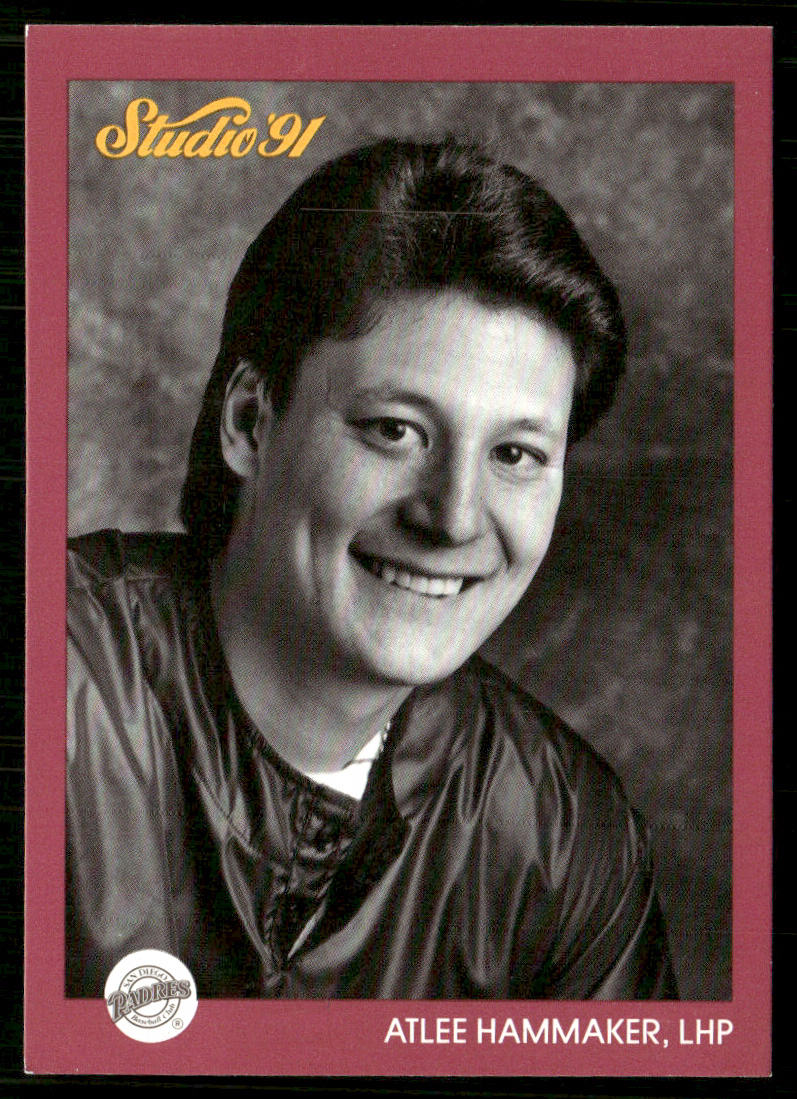 Atlee Hammaker 1991 Studio #246 San Diego Padres front