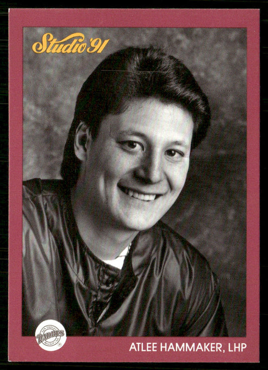 Atlee Hammaker 1991 Studio #246 San Diego Padres front