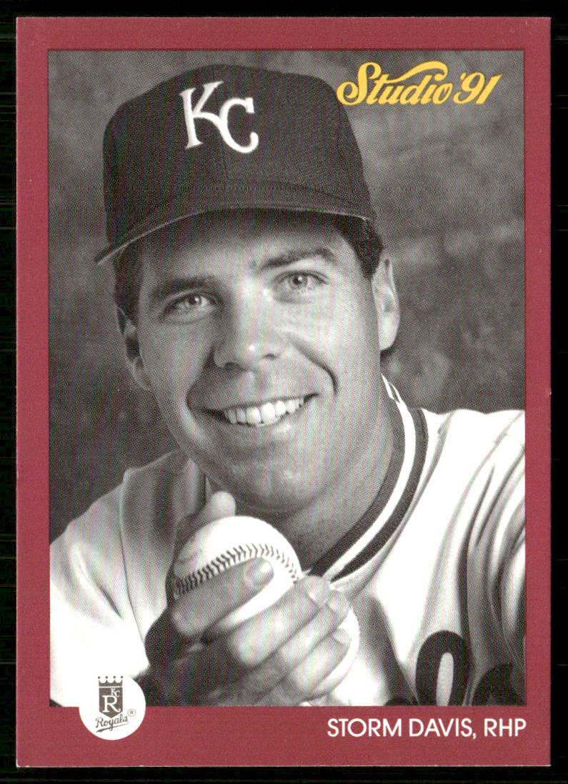 Storm Davis 1991 Studio #65 Kansas City Royals front