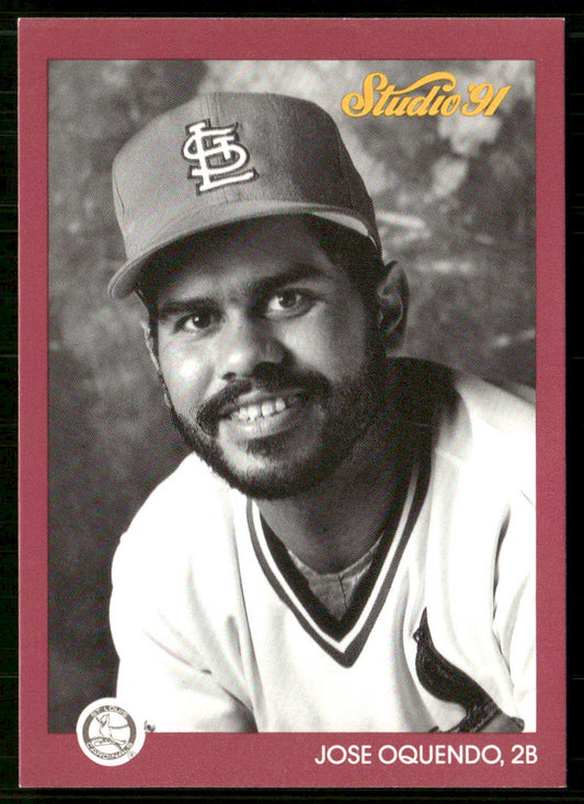 Jose Oquendo 1991 Studio #236 St. Louis Cardinals front