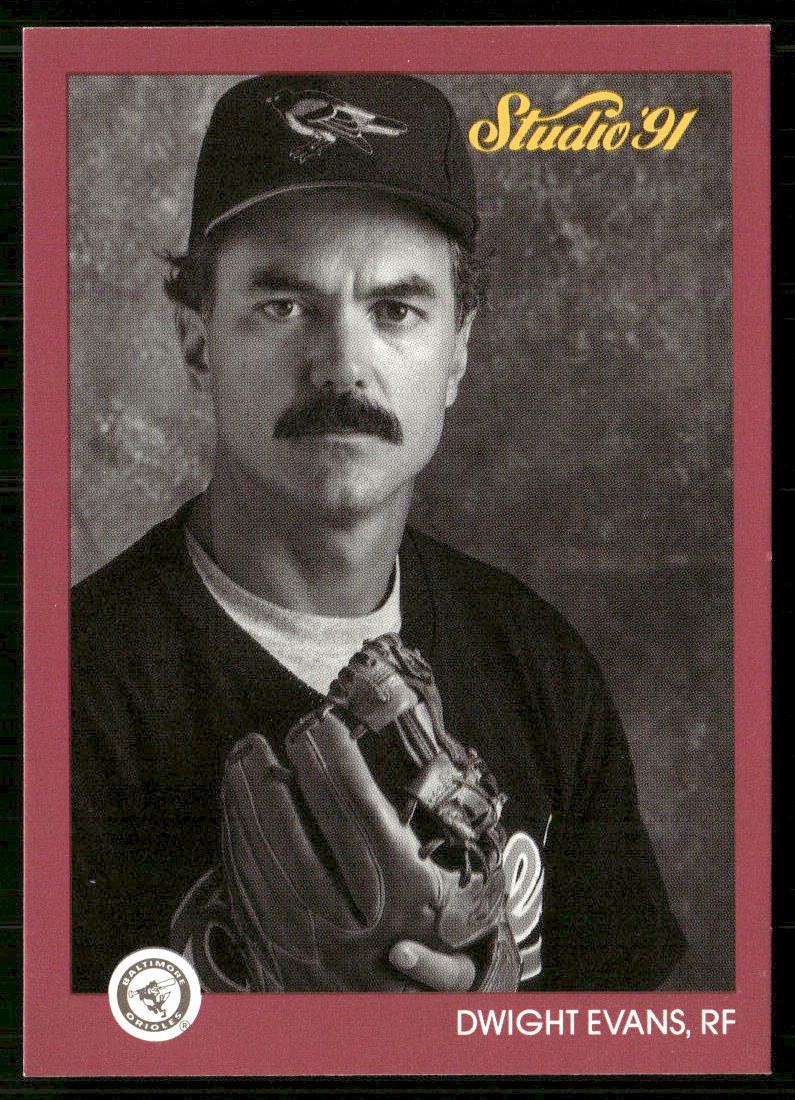 Dwight Evans 1991 Studio #2 Baltimore Orioles front