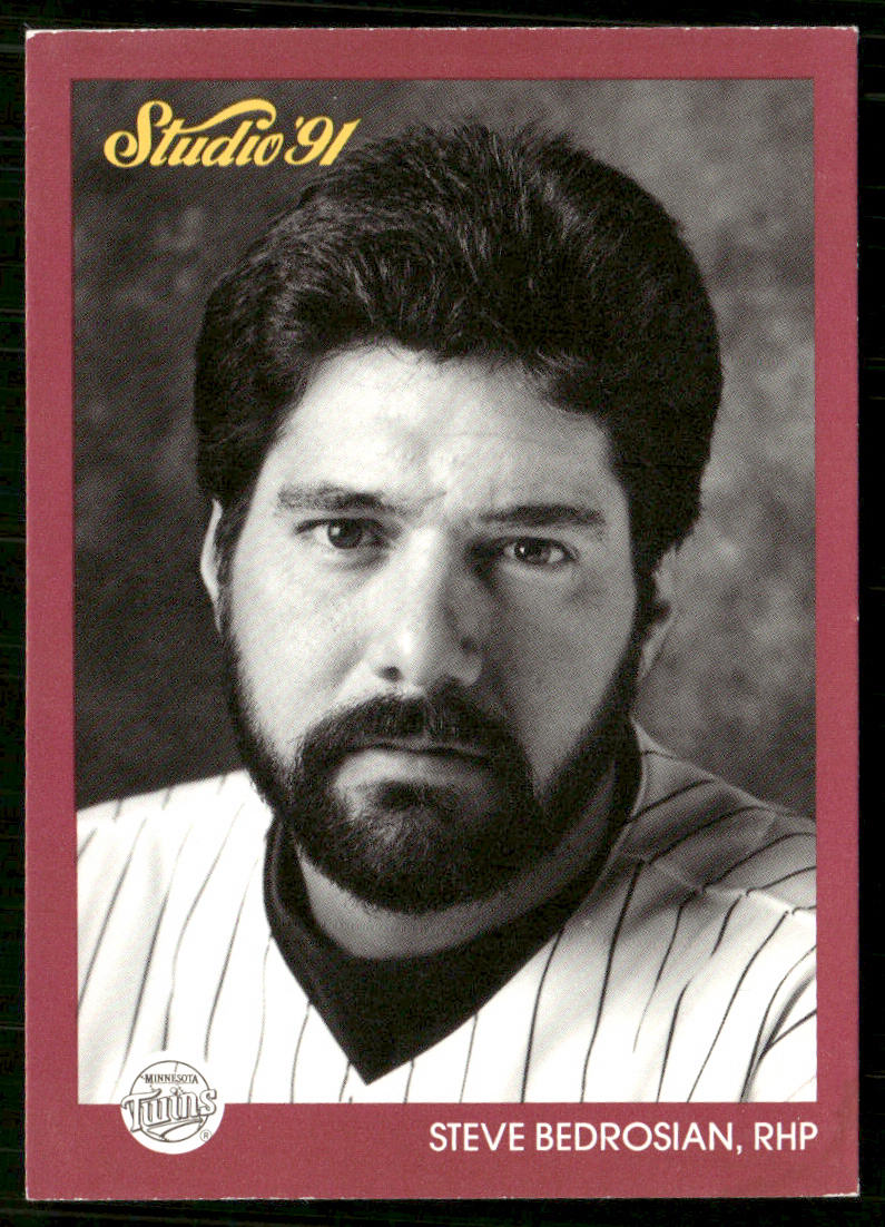 Steve Bedrosian 1991 Studio #82 Minnesota Twins front