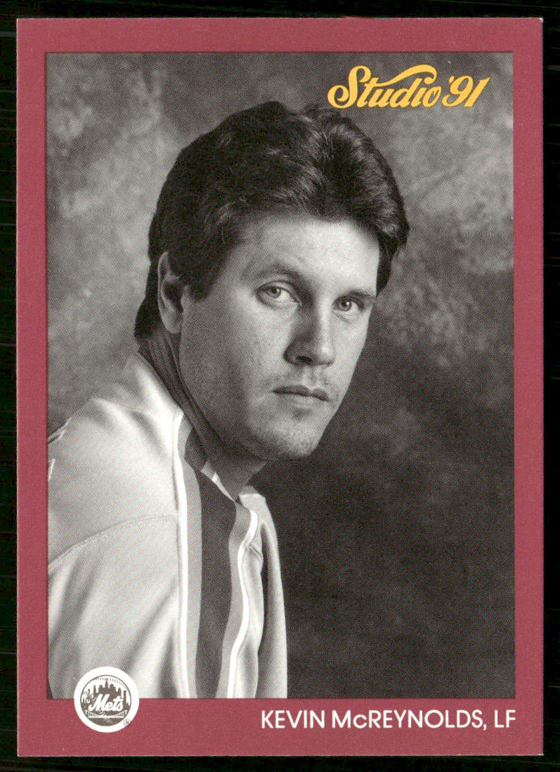 Kevin McReynolds 1991 Studio #209 New York Mets front