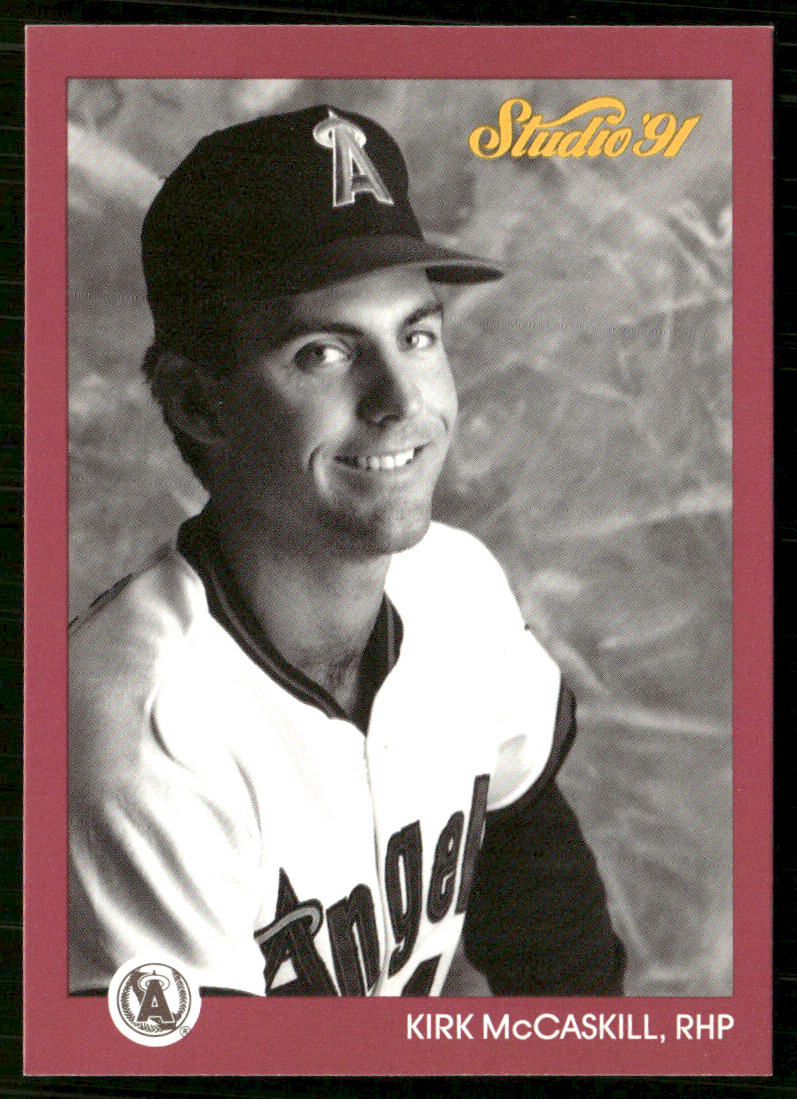 Kirk McCaskill 1991 Studio #28 California Angels front