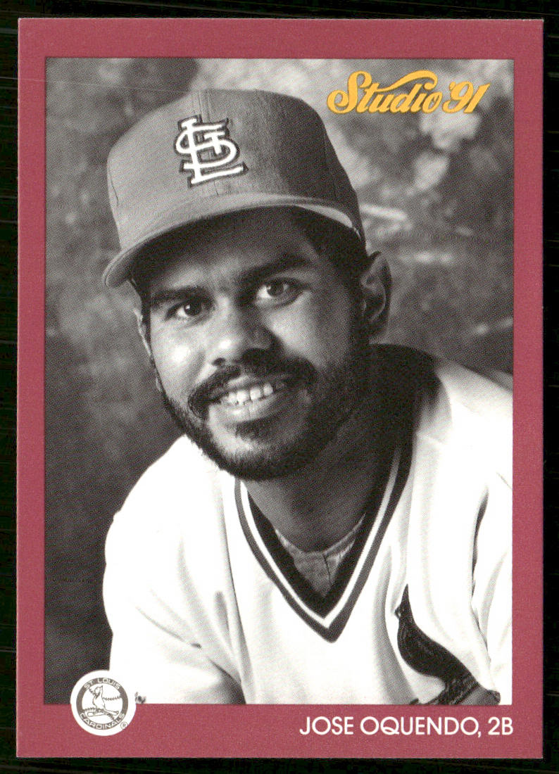 Jose Oquendo 1991 Studio #236 St. Louis Cardinals front