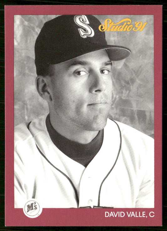 David Valle 1991 Studio #120 Seattle Mariners front