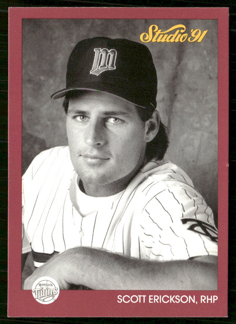 Scott Erickson 1991 Studio #83 Minnesota Twins front