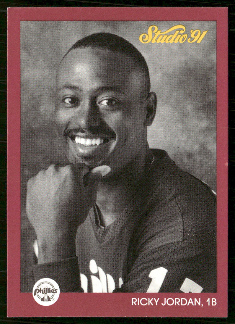 Ricky Jordan 1991 Studio #215 Philadelphia Phillies front