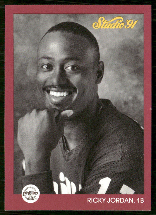 Ricky Jordan 1991 Studio #215 Philadelphia Phillies front