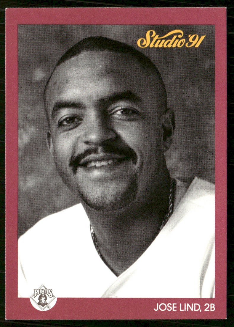 Jose Lind 1991 Studio #227 Pittsburgh Pirates front