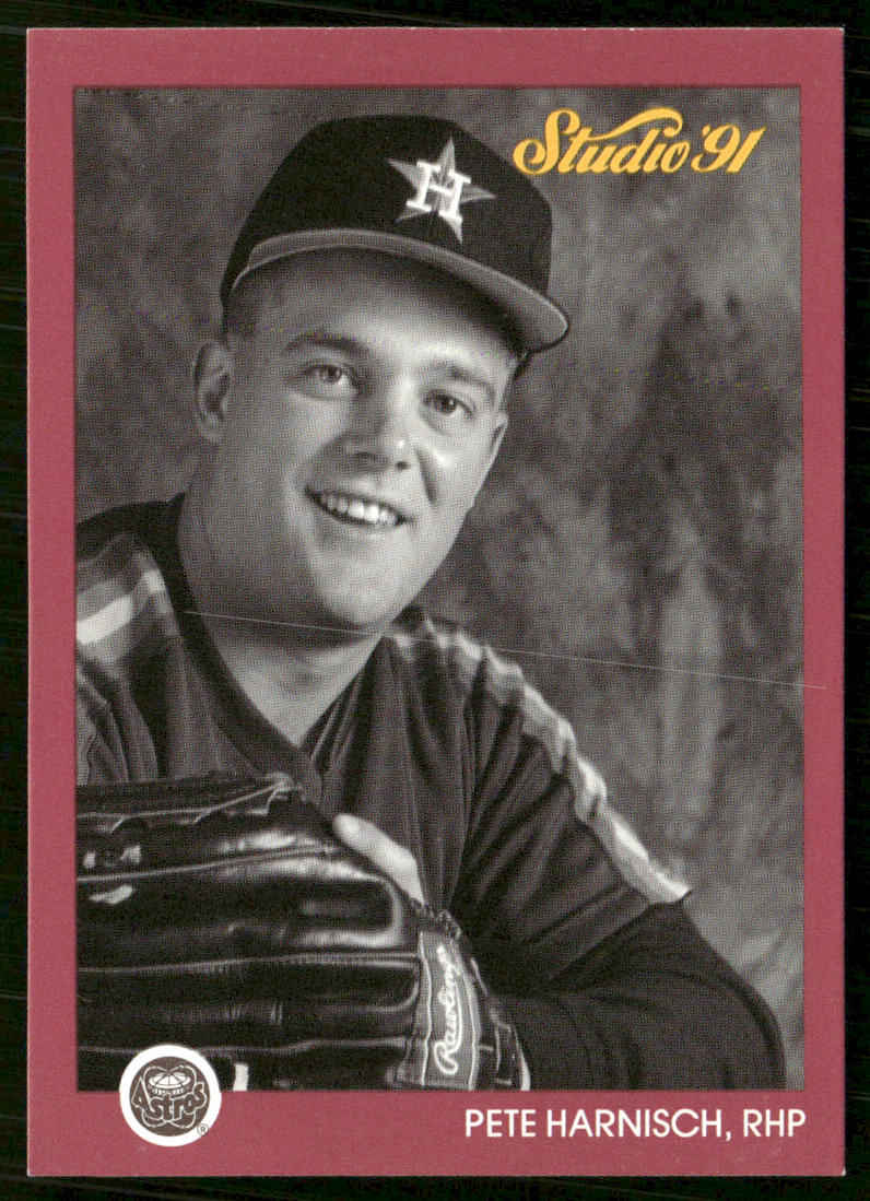 Pete Harnisch 1991 Studio #177 Houston Astros front
