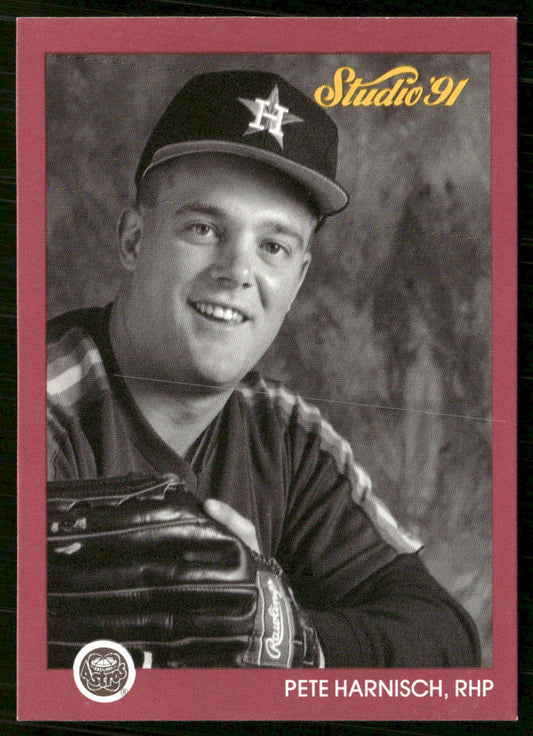 Pete Harnisch 1991 Studio #177 Houston Astros front