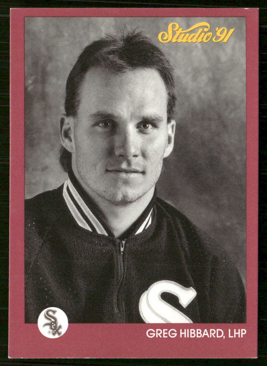 Greg Hibbard 1991 Studio #34 Chicago White Sox front