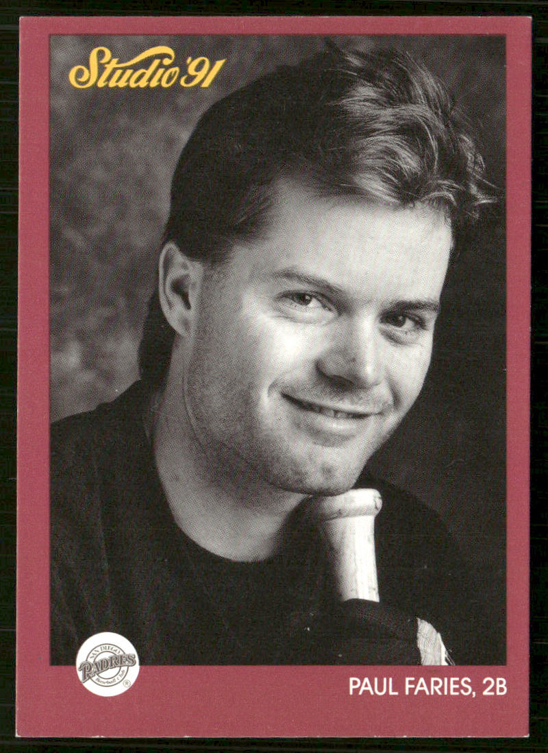 Paul Faries 1991 Studio #243 RC San Diego Padres front