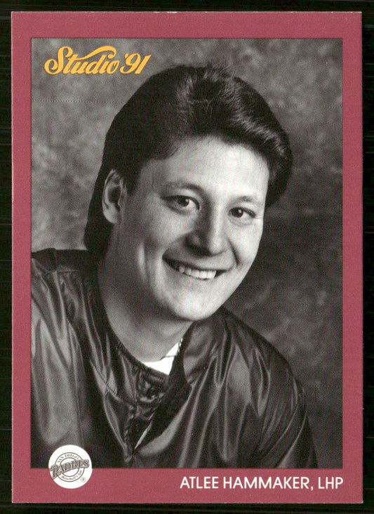 Atlee Hammaker 1991 Studio #246 San Diego Padres front