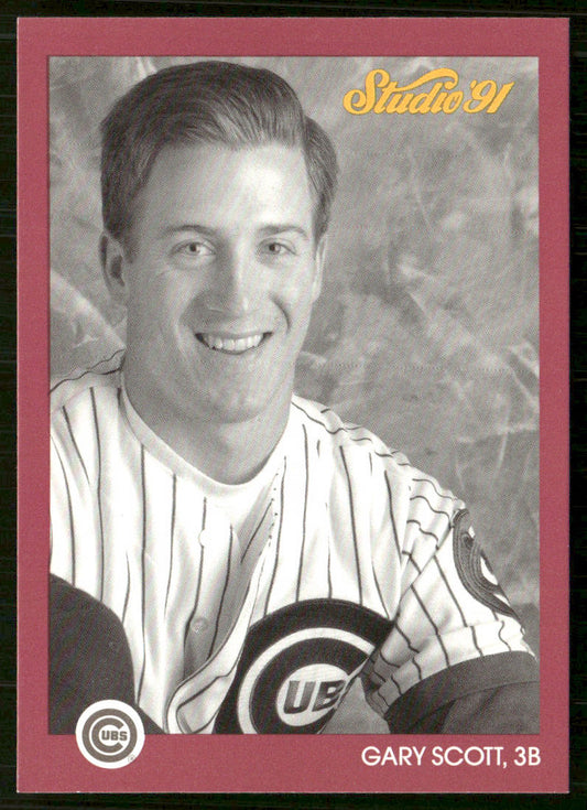 Gary Scott 1991 Studio #159 RC Chicago Cubs front