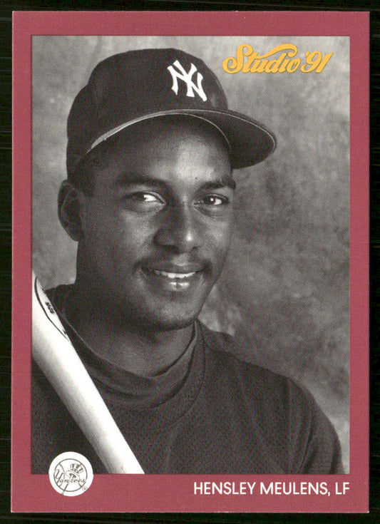 Hensley Meulens 1991 Studio #98 New York Yankees front