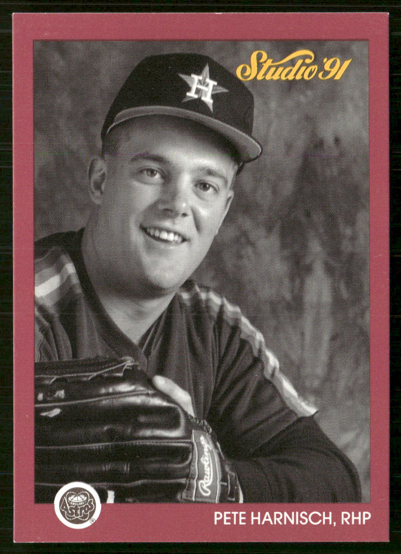 Pete Harnisch 1991 Studio #177 Houston Astros front