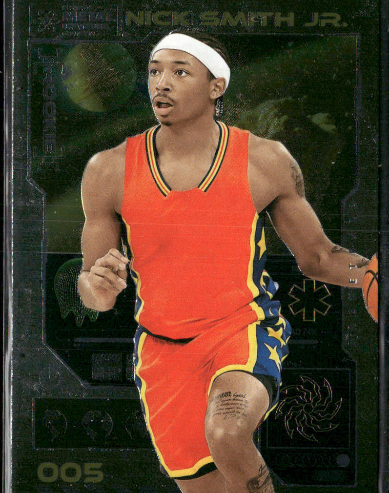 Nick Smith Jr. 2023 SkyBox Metal Universe Champions #005 Arkansas Razorbacks