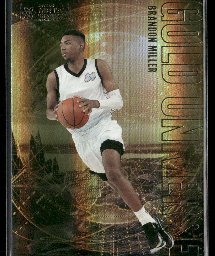 Brandon Miller 2023 SkyBox Metal Universe Champions Gold Universe #GU-19