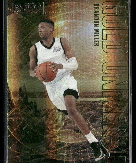 Brandon Miller 2023 SkyBox Metal Universe Champions Gold Universe #GU-19