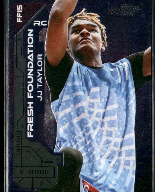 JJ Taylor 2023 SkyBox Metal Universe Champions Fresh Foundation #FF15