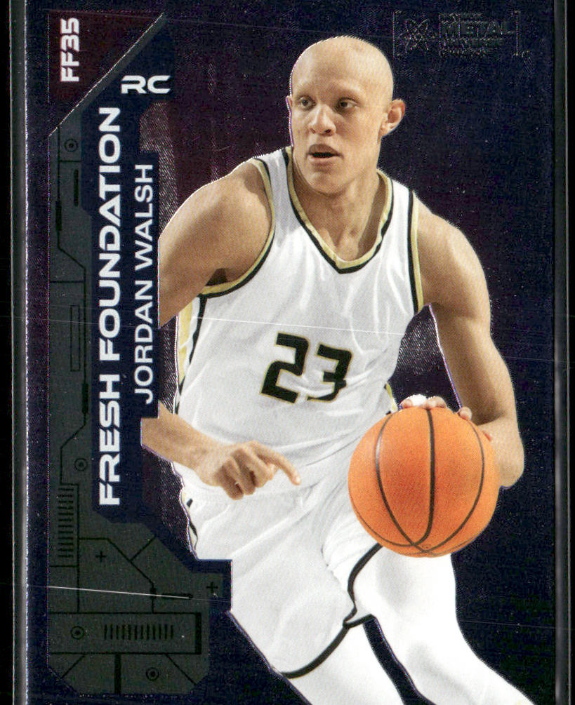 Jordan Walsh 2023 SkyBox Metal Universe Champions Fresh Foundation #FF35